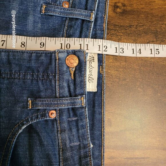 Madewell Jeans 27 Curvy High Rise Skinny Moreaux Wash AA621 Tummy Control - Picture 10 of 13